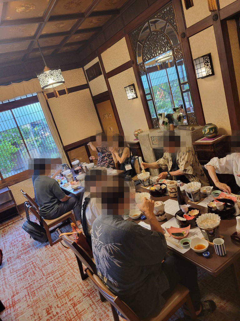 夕食風景写真