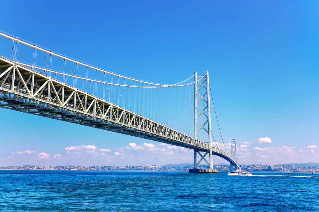 明石海峡大橋の写真