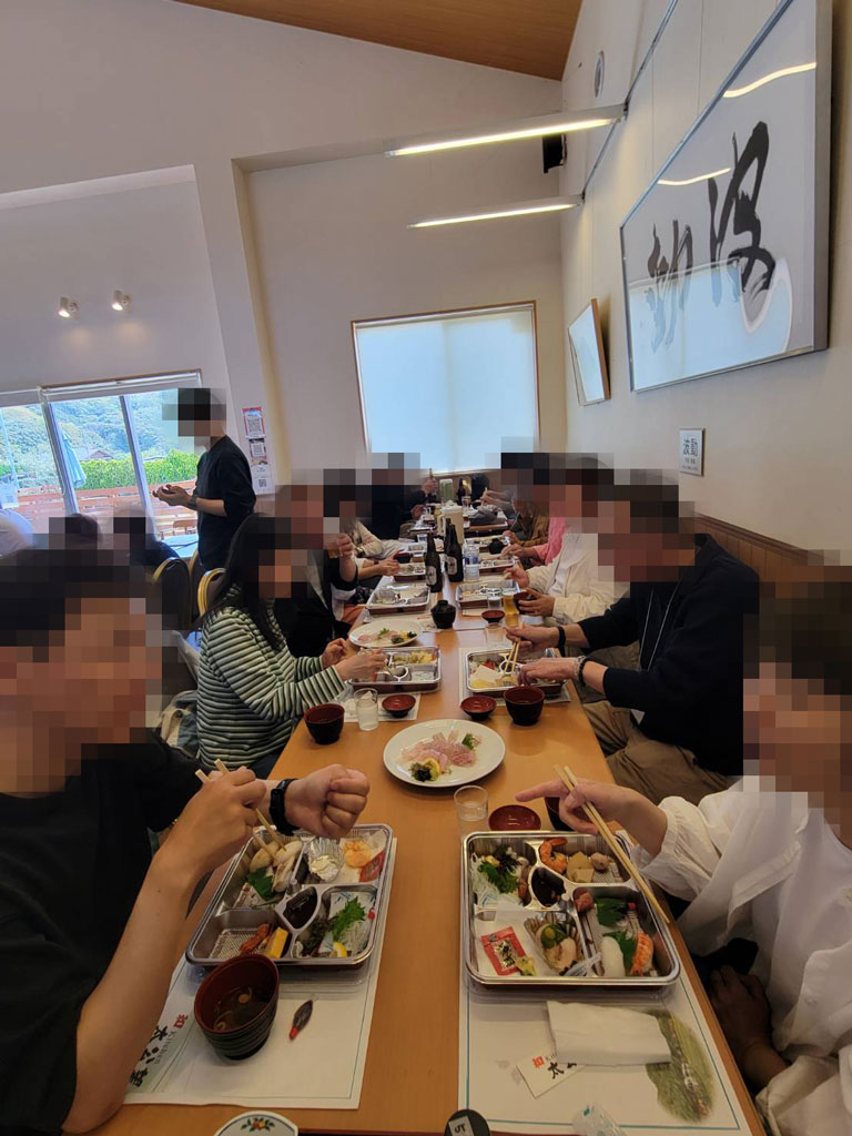 ランチタイムの写真