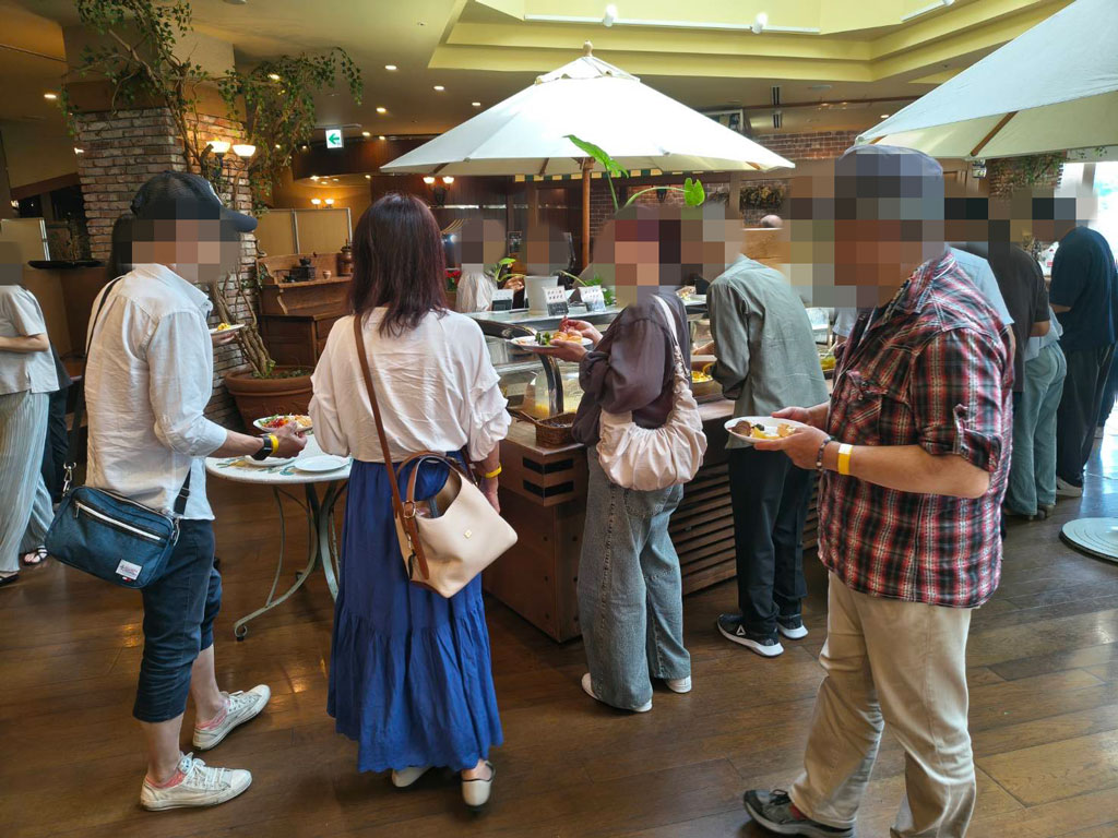 ランチタイムの様子