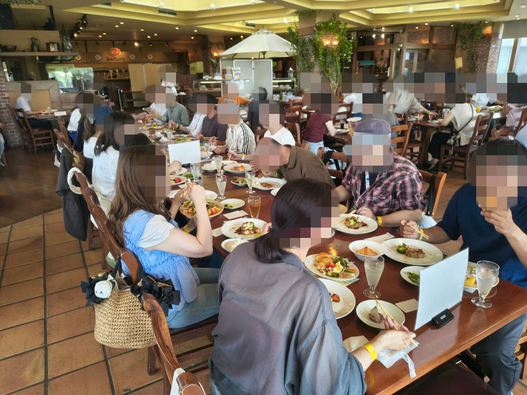 ランチタイムの様子