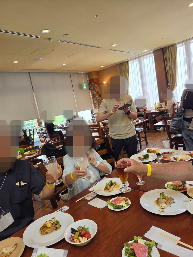 ランチ風景の写真